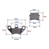 Stabdžių kaladėlės ATV 110/125