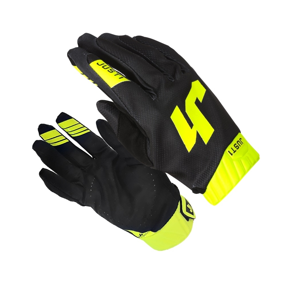 Pirštinės  JUST1 J-FLEX 2.0 BLACK YELLOW FLUO M