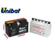 Akumuliatorius Unibat CT7B-BS L+ 6,5AH YT7B-BS