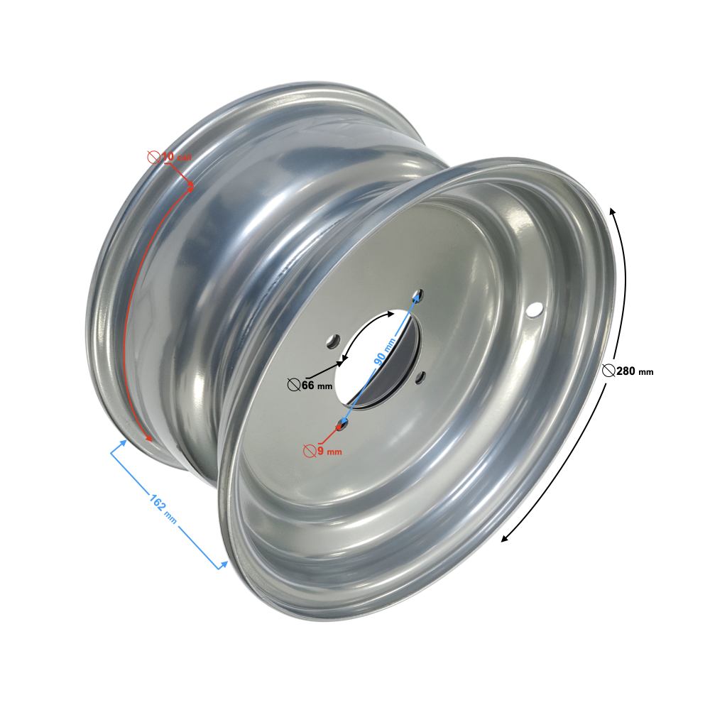 Ratlankis 10x5,5 (90mm) ATV