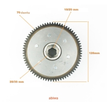 Sankabos kmpl. ATV 200/250 CB200 70 dantų