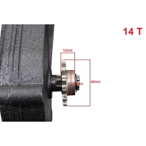 Variklis pocket quad cross 14 dantų T8F