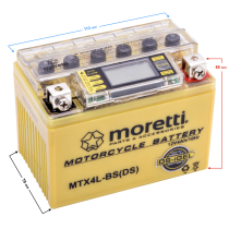 Akumuliatorius 12V AGM (I-Gel) MTX4L-BS su ekranelių